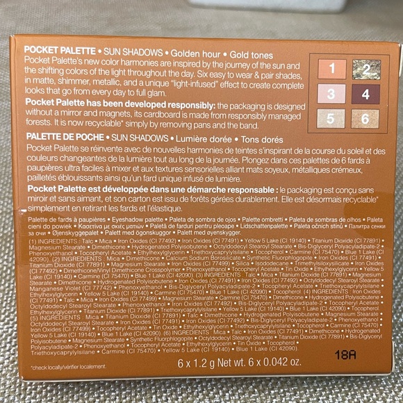 NIB Sephora Sun Shadows Pocket Palette GOLDEN HOUR ☀️ - Picture 5 of 5